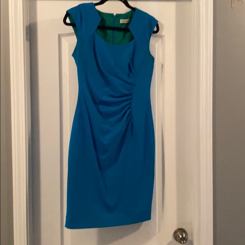 Turquoise dress